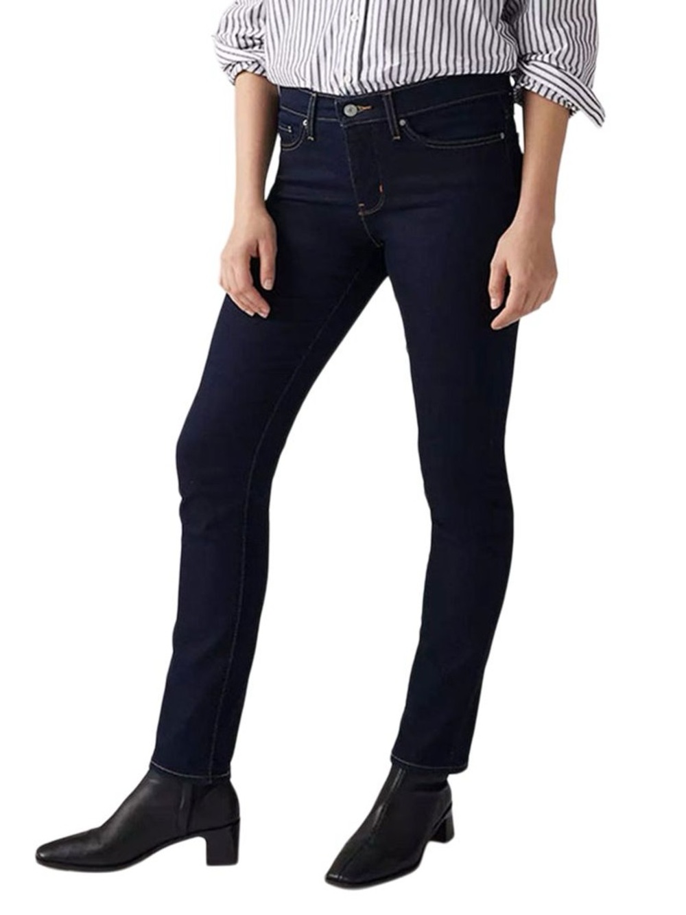 Levi's Women's 312 Shaping Mid Rise Slim Jeans size 30 - Dark blue